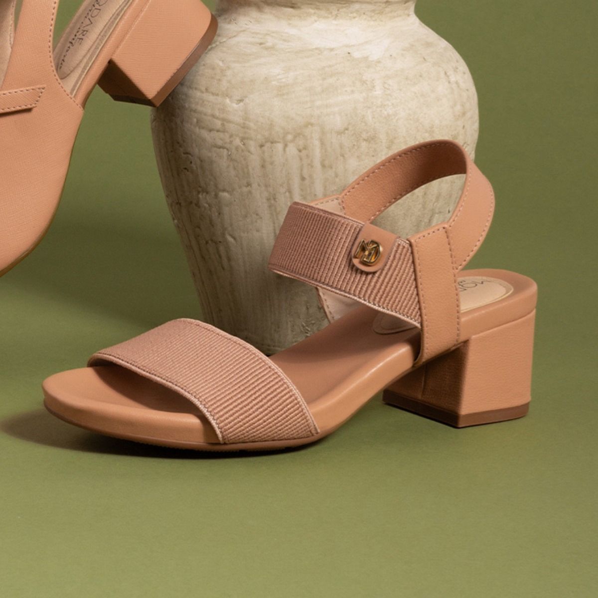 Sandalia De Salto Modare Original Ortopedico