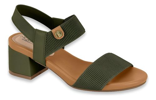 Sandalia De Salto Modare Original Ortopedico - Verde