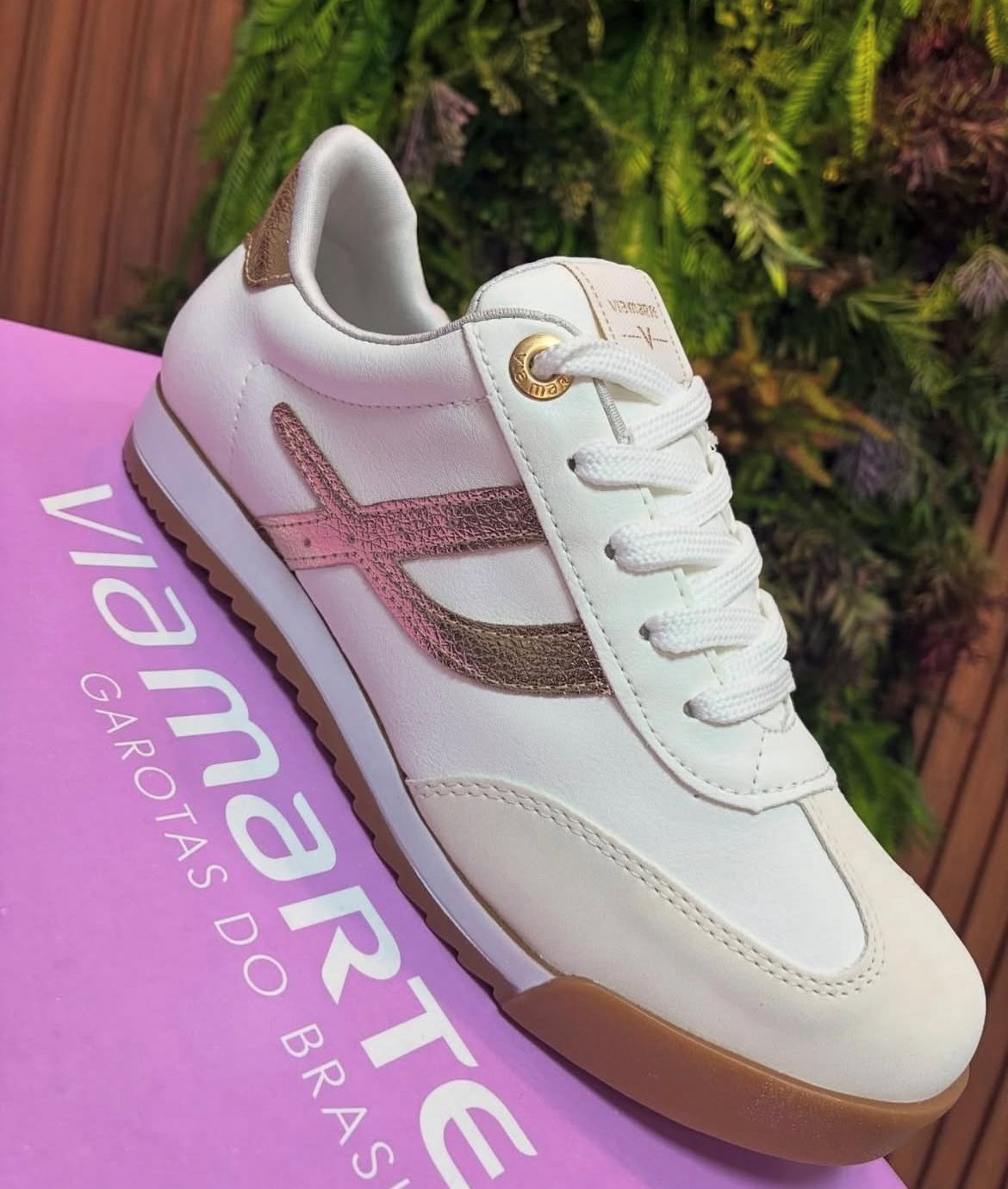 Tênis Via Marte Casual Glam - Marrom