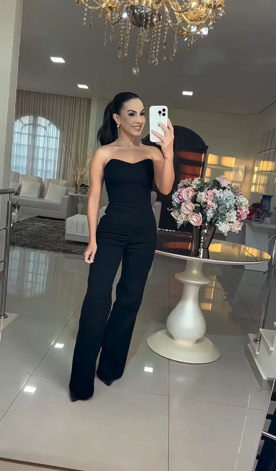 Macacão Tomara-que-Caia Slim Black