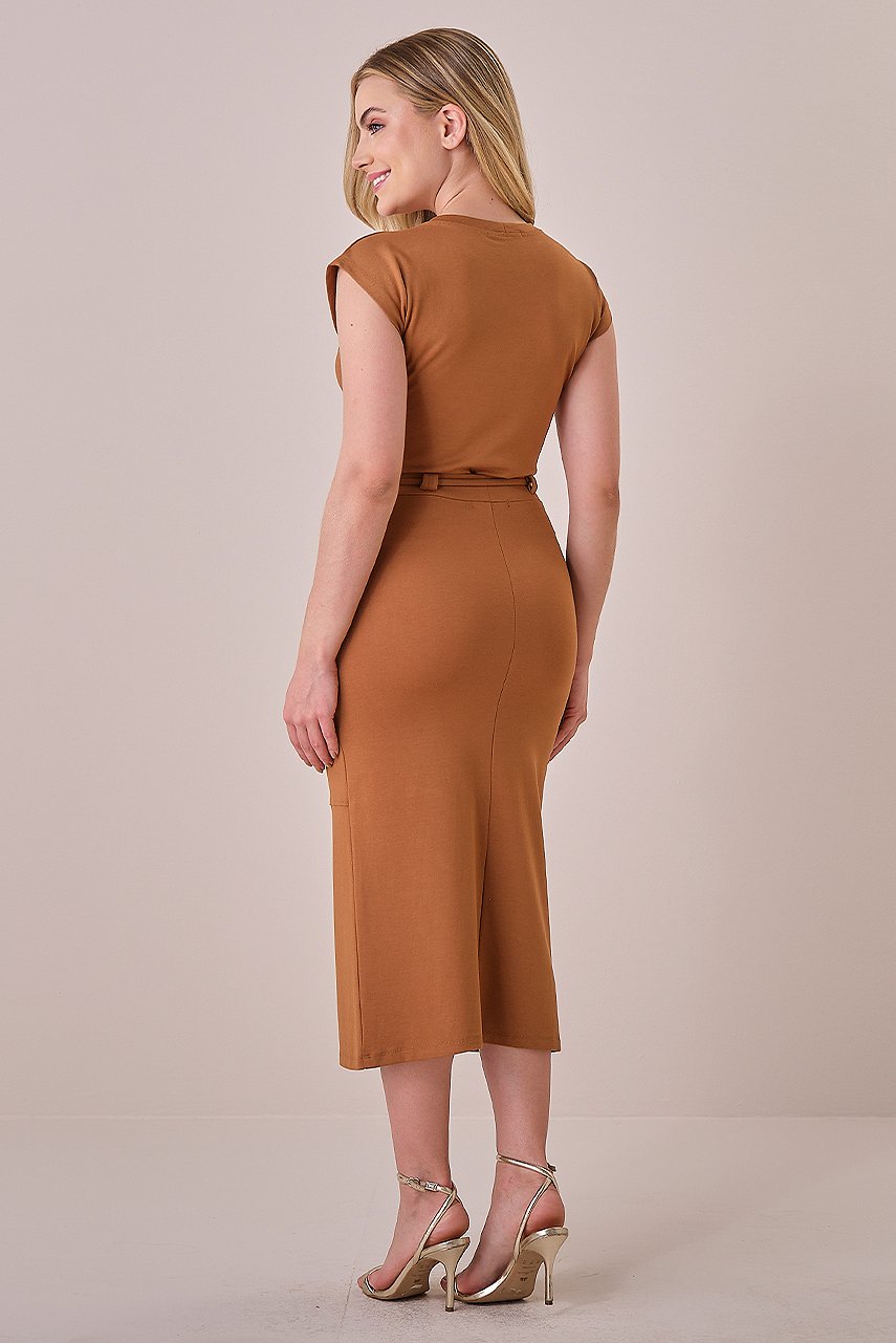 Conjunto Caramelo Midi Malha