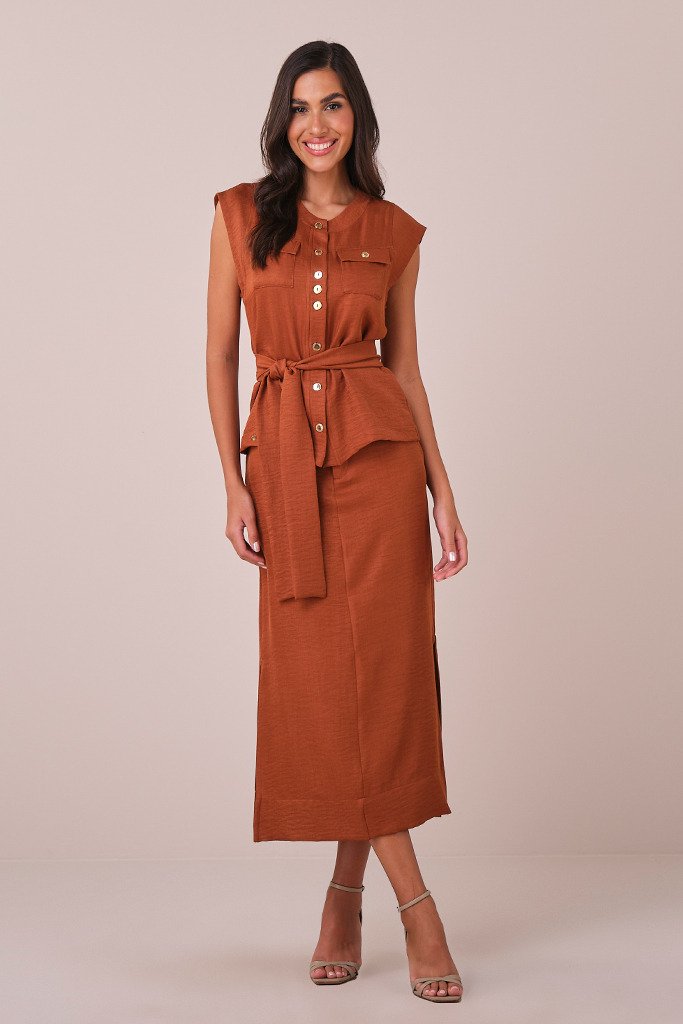 Conjunto Maxi Midi na Alfaiataria Estruturado