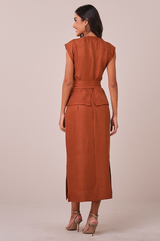 Conjunto Maxi Midi na Alfaiataria Estruturado