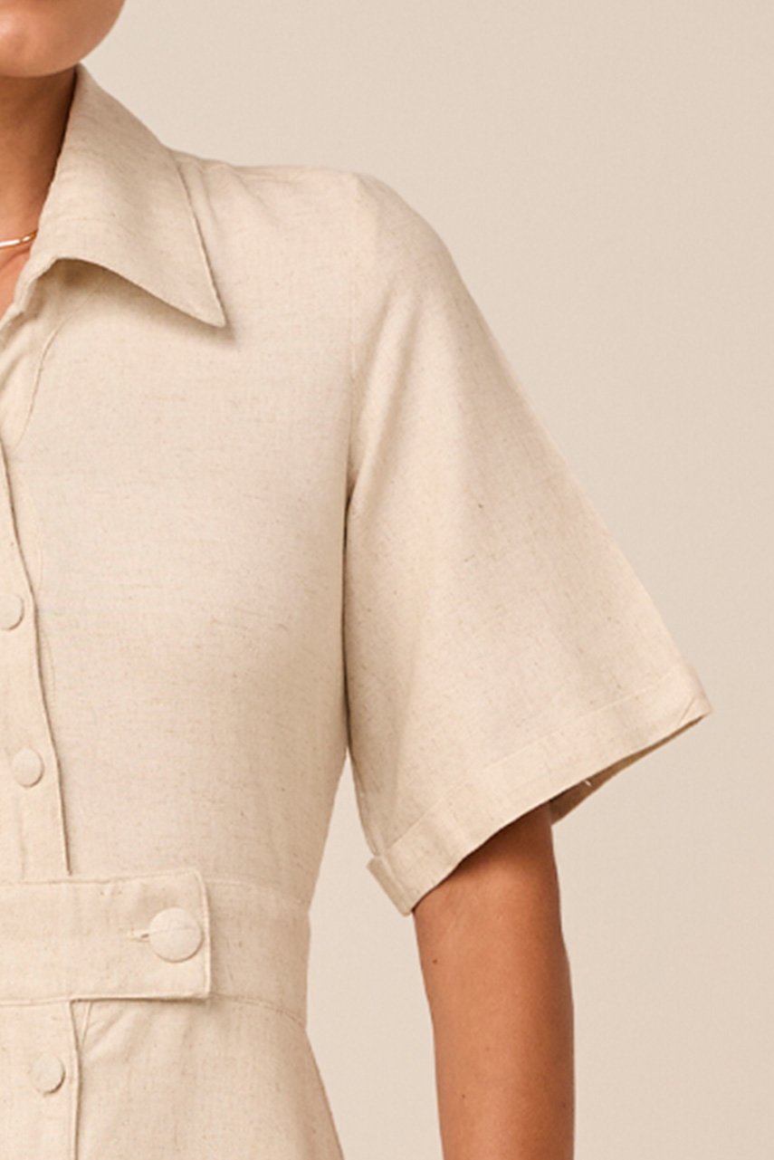 Chemise Viscolinho Natural Com Elastano Titanium Jeans