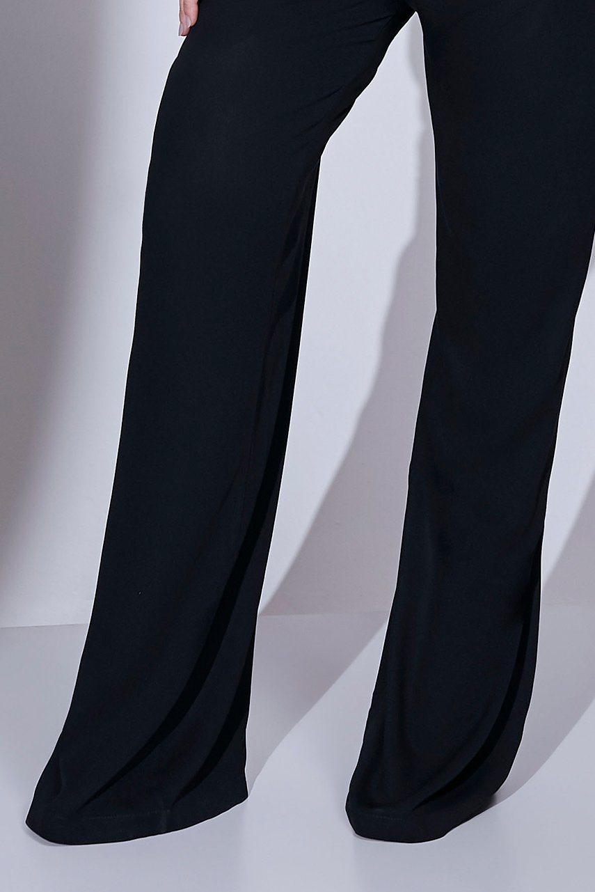 Calça Preto Comfy Cós Com Lastex