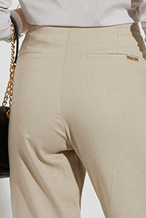 Calça Slim Sarja Cáqui