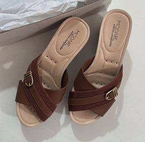 Tamanco Anabela Modare Ultra Conforto - Preto