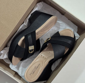 Tamanco Anabela Modare Ultra Conforto - Preto