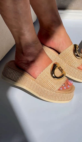 Flatform Elegance Trançada