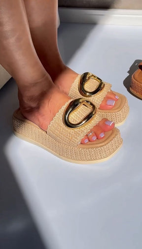 Flatform Elegance Trançada