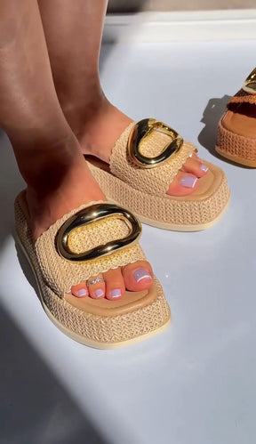 Flatform Elegance Trançada