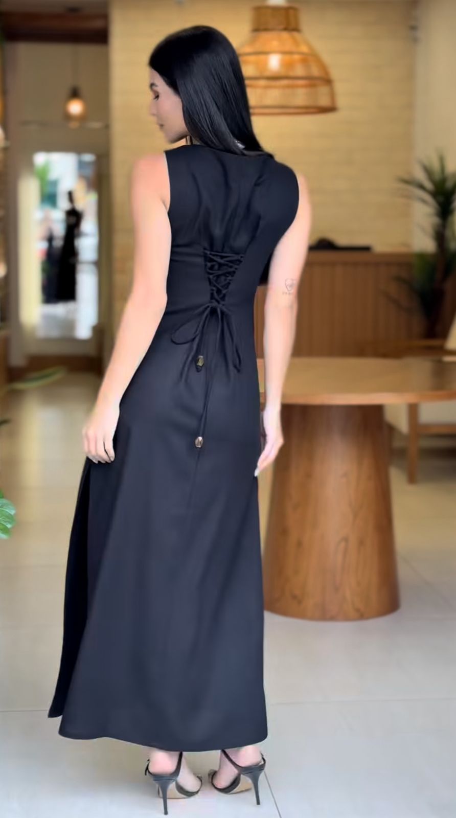 Vestido Longo Black Elegance
