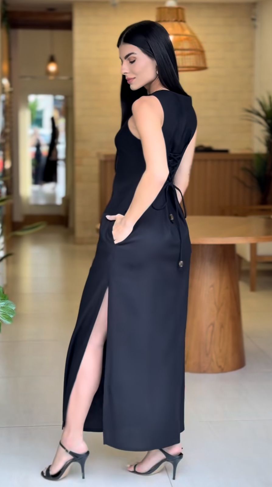 Vestido Longo Black Elegance