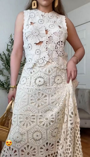 Conjunto Crochê Boho Chic