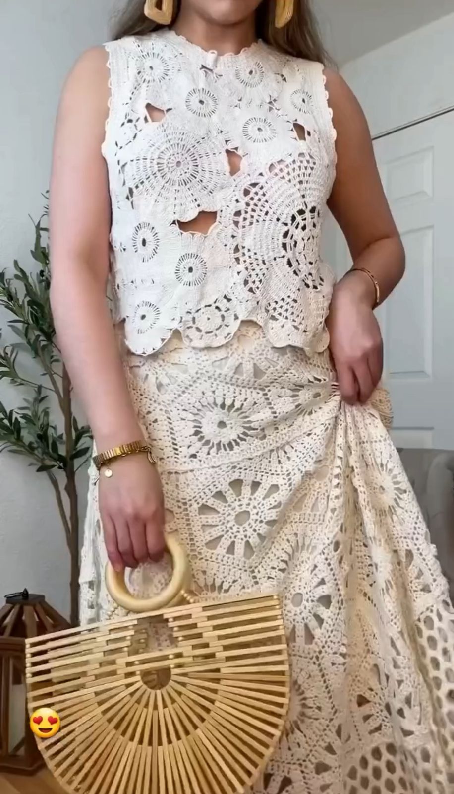 Conjunto Crochê Boho Chic