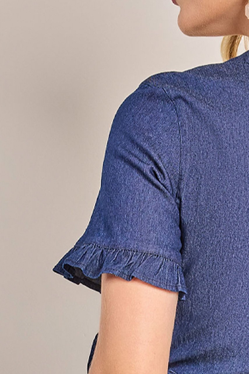 Chemise Azul Jeans Godê - Rosa Jeans
