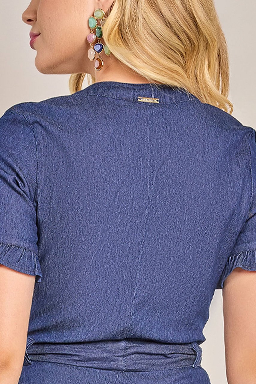Chemise Azul Jeans Godê - Rosa Jeans