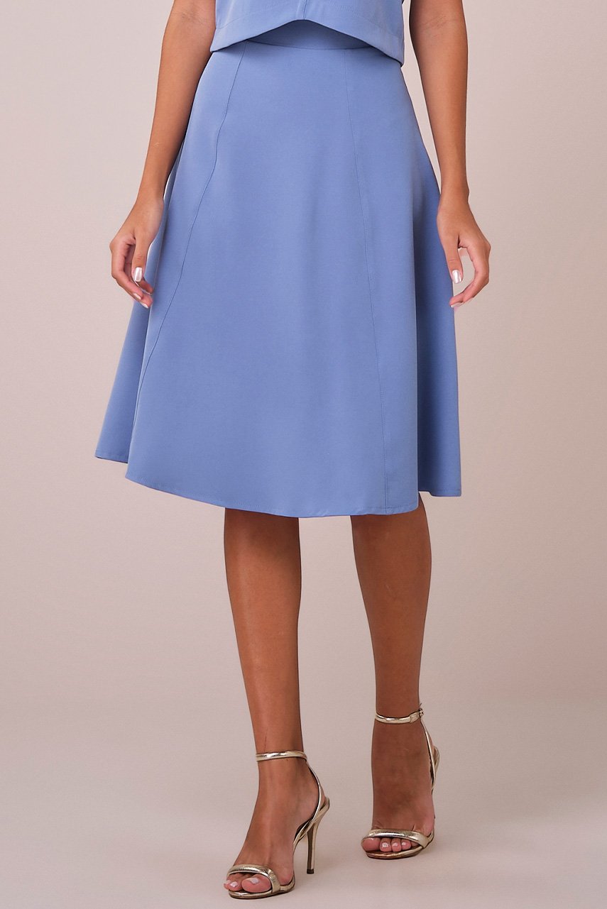 Conjunto Azul Curto na Alfaiataria Godê
