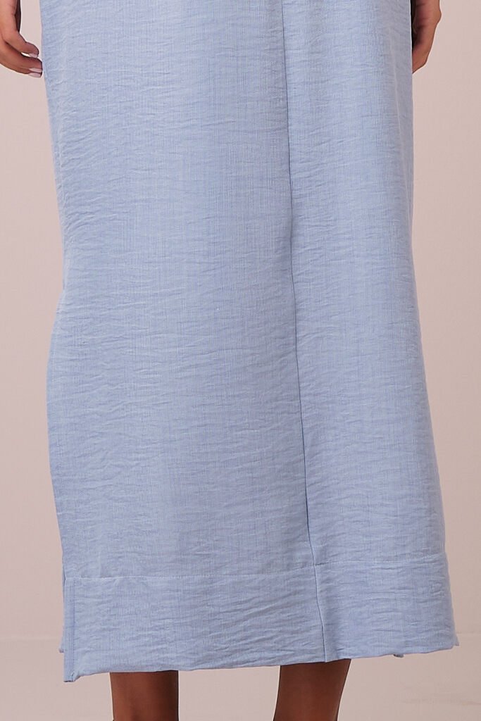 Conjunto Azul Maxi Midi na Alfaiataria Estruturado
