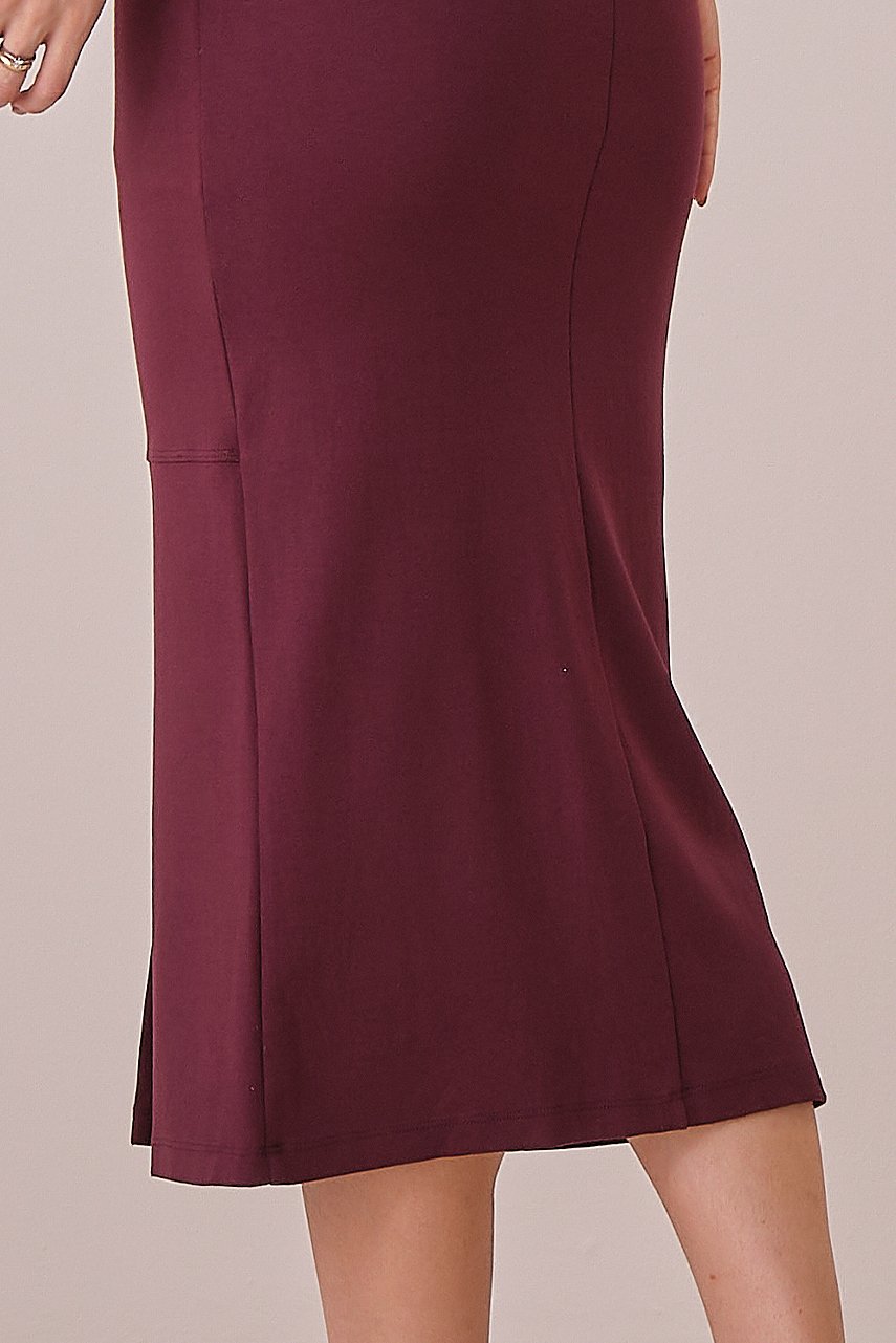 Conjunto Bordô Midi Malha