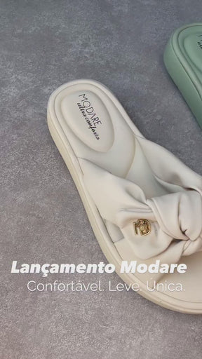 Rasteira Feminina Nó Laço Modare Comfort