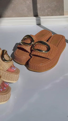 Flatform Elegance Trançada