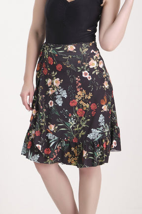 Short Saia Moda Praia Estampa Exclusiva Proteção UV